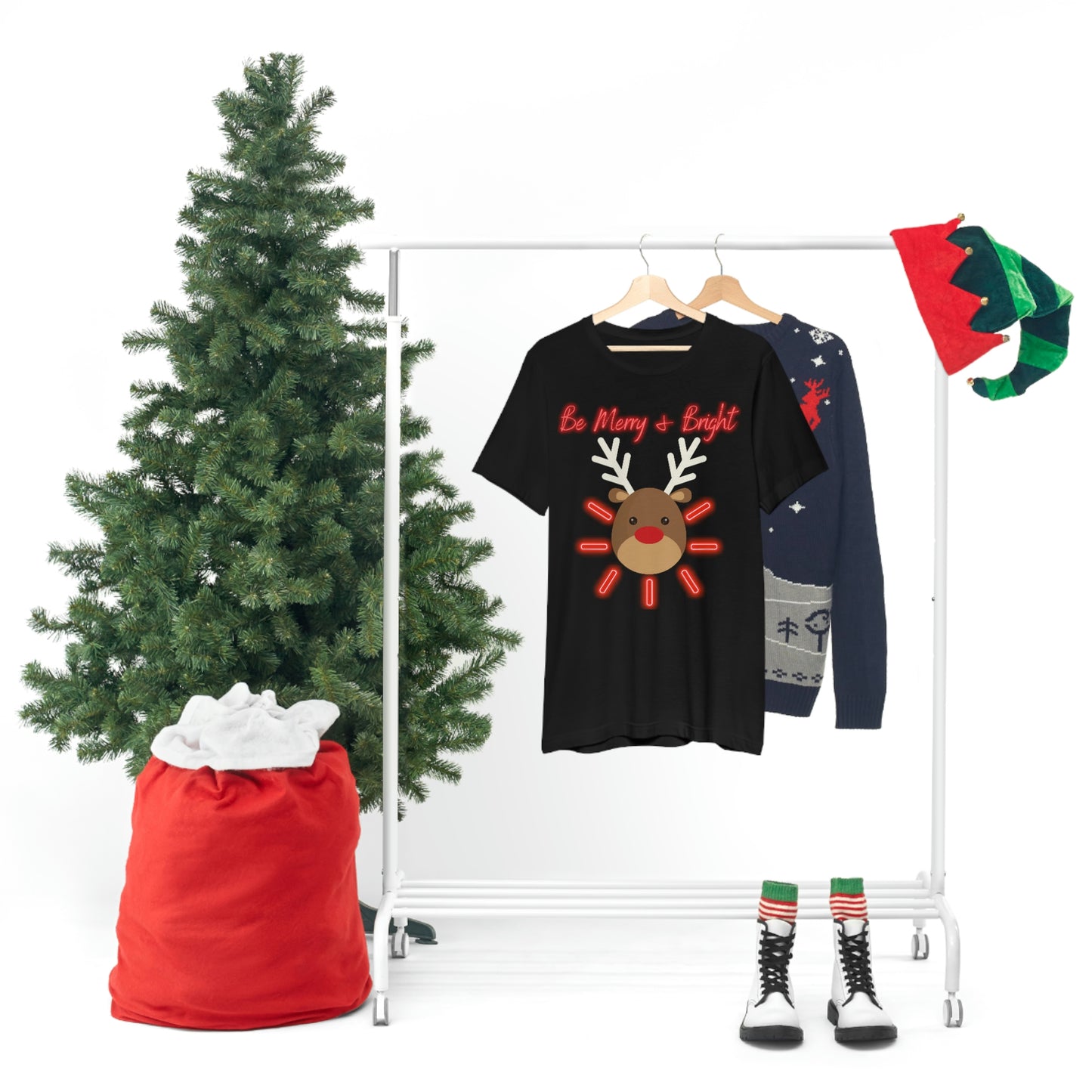 Be Merry & Bright - Christmas - Unisex Jersey Short Sleeve Tee