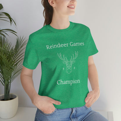 Reindeer Games Champion - Unisex Jersey Short Sleeve Tee