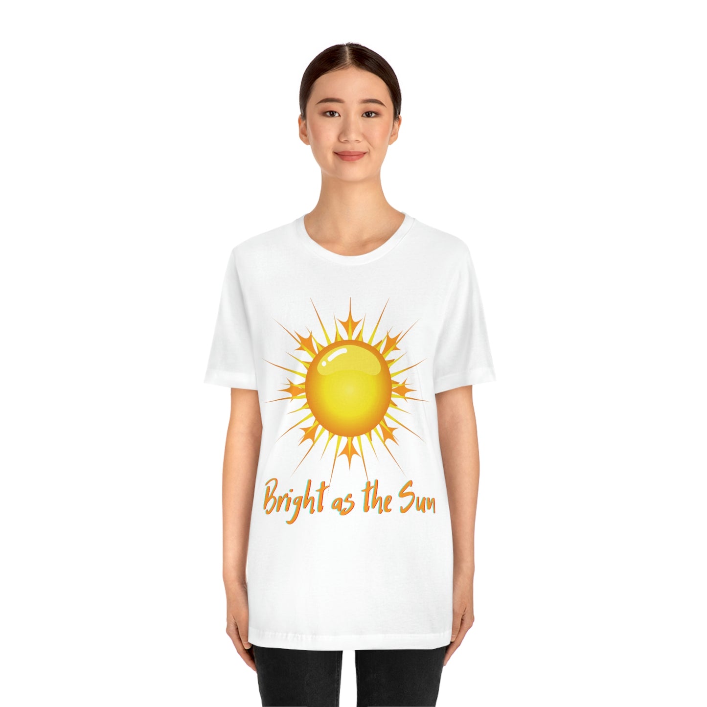 Bright As The Sun - Unisex Jersey Short Sleeve Tee