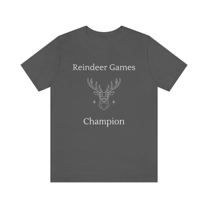 Reindeer Games Champion - Unisex Jersey Short Sleeve Tee