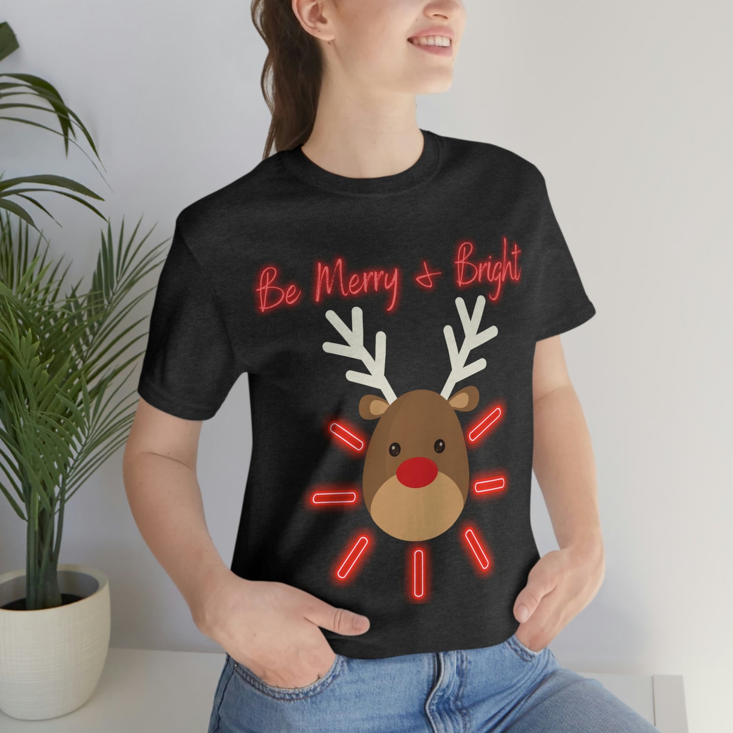 Be Merry & Bright - Christmas - Unisex Jersey Short Sleeve Tee