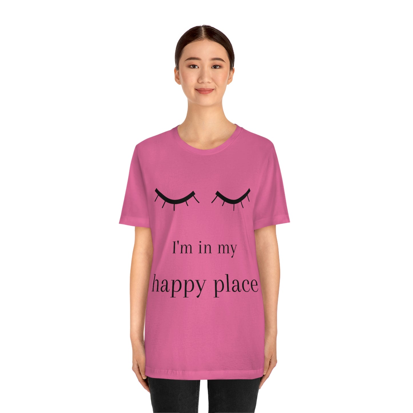 I'm In My Happy Place - Colors - Unisex Jersey Short Sleeve Tee