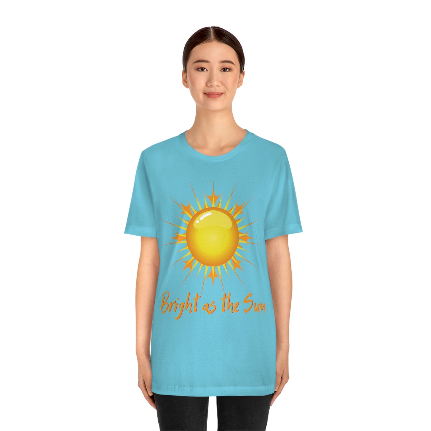 Bright As The Sun - Unisex Jersey Short Sleeve Tee