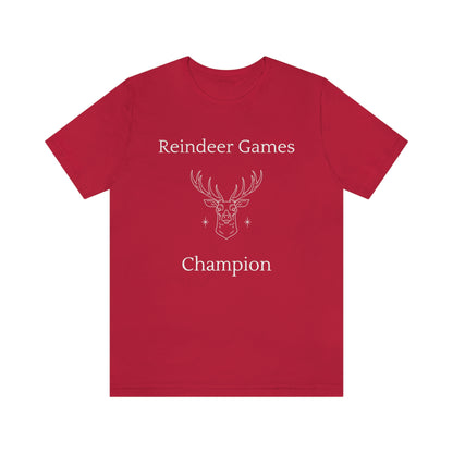 Reindeer Games Champion - Unisex Jersey Short Sleeve Tee