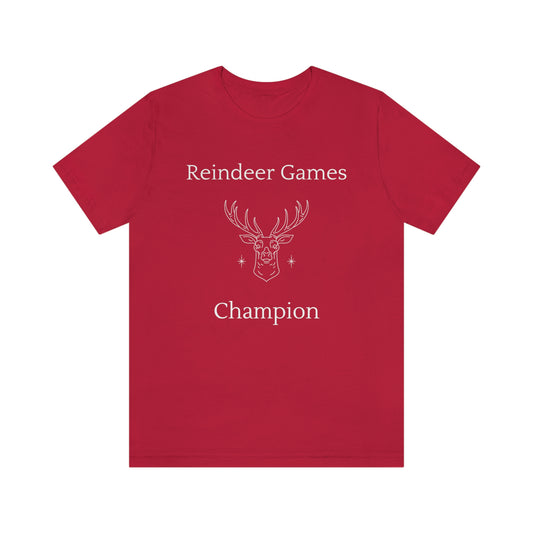 Reindeer Games Champion - Unisex Jersey Short Sleeve Tee