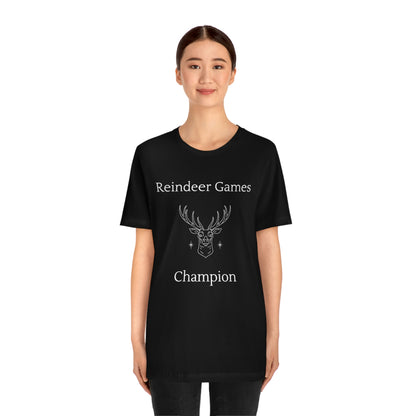 Reindeer Games Champion - Unisex Jersey Short Sleeve Tee