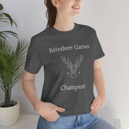 Reindeer Games Champion - Unisex Jersey Short Sleeve Tee