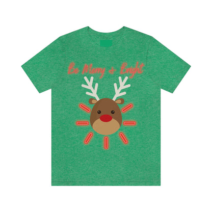 Be Merry & Bright - Christmas - Unisex Jersey Short Sleeve Tee