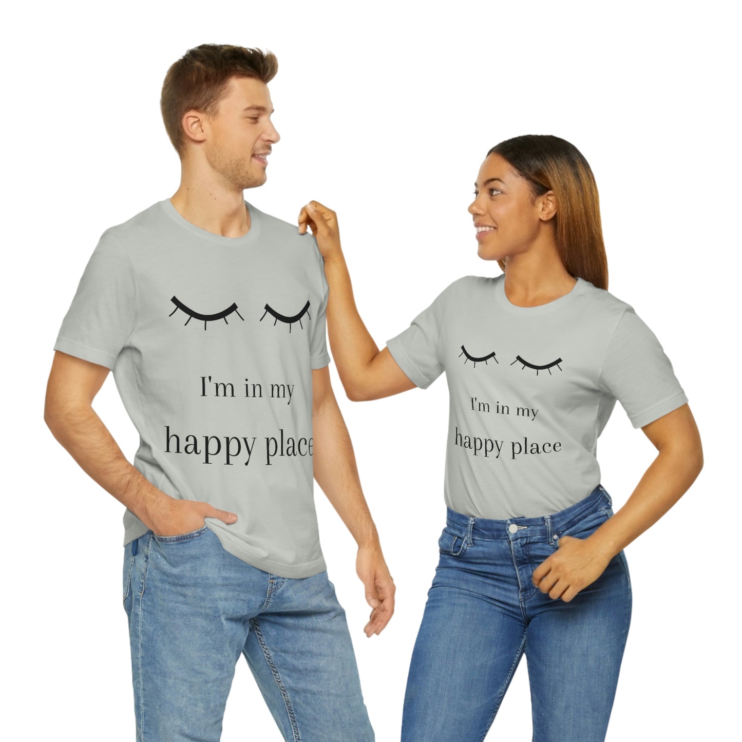 I'm In My Happy Place - Colors - Unisex Jersey Short Sleeve Tee