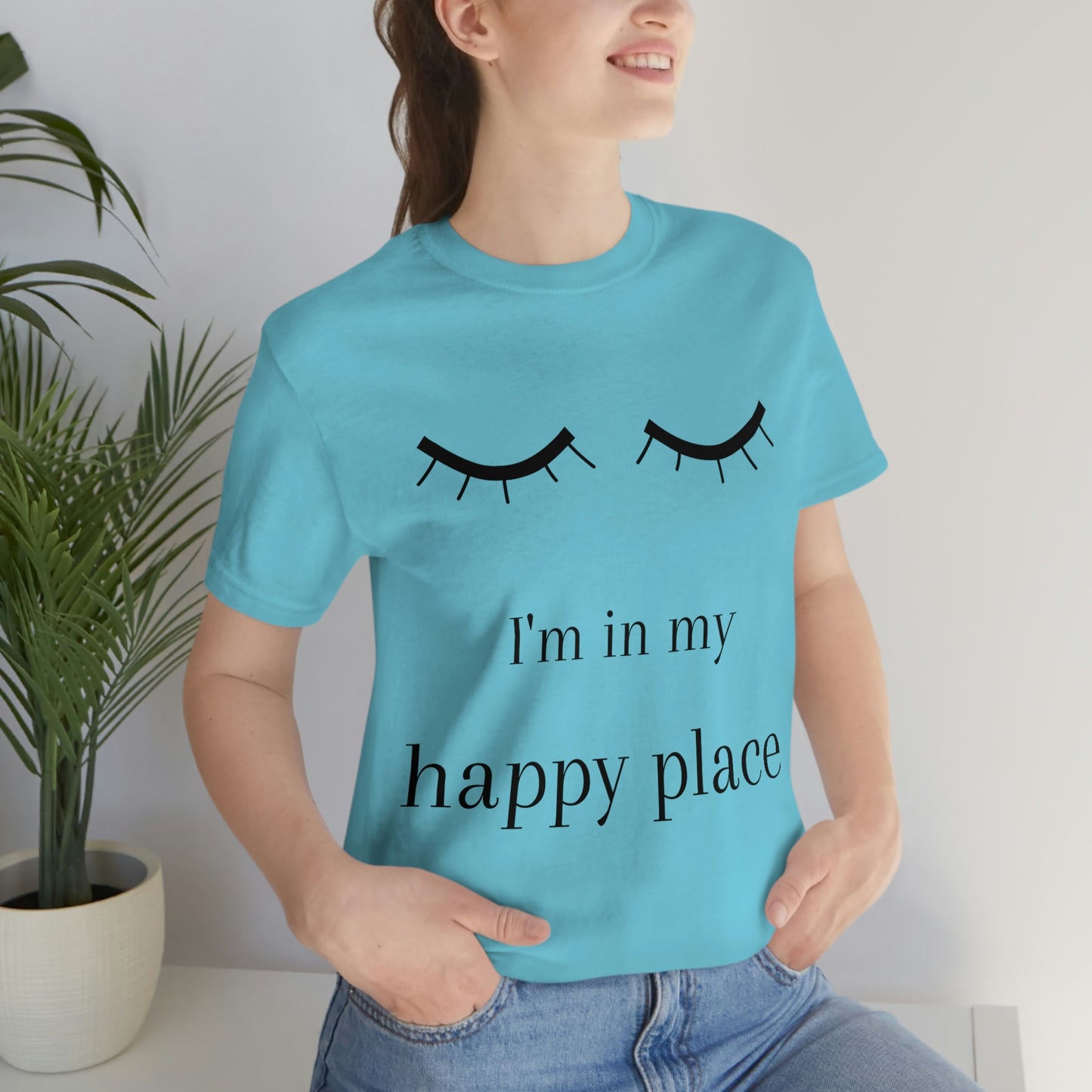 I'm In My Happy Place - Colors - Unisex Jersey Short Sleeve Tee