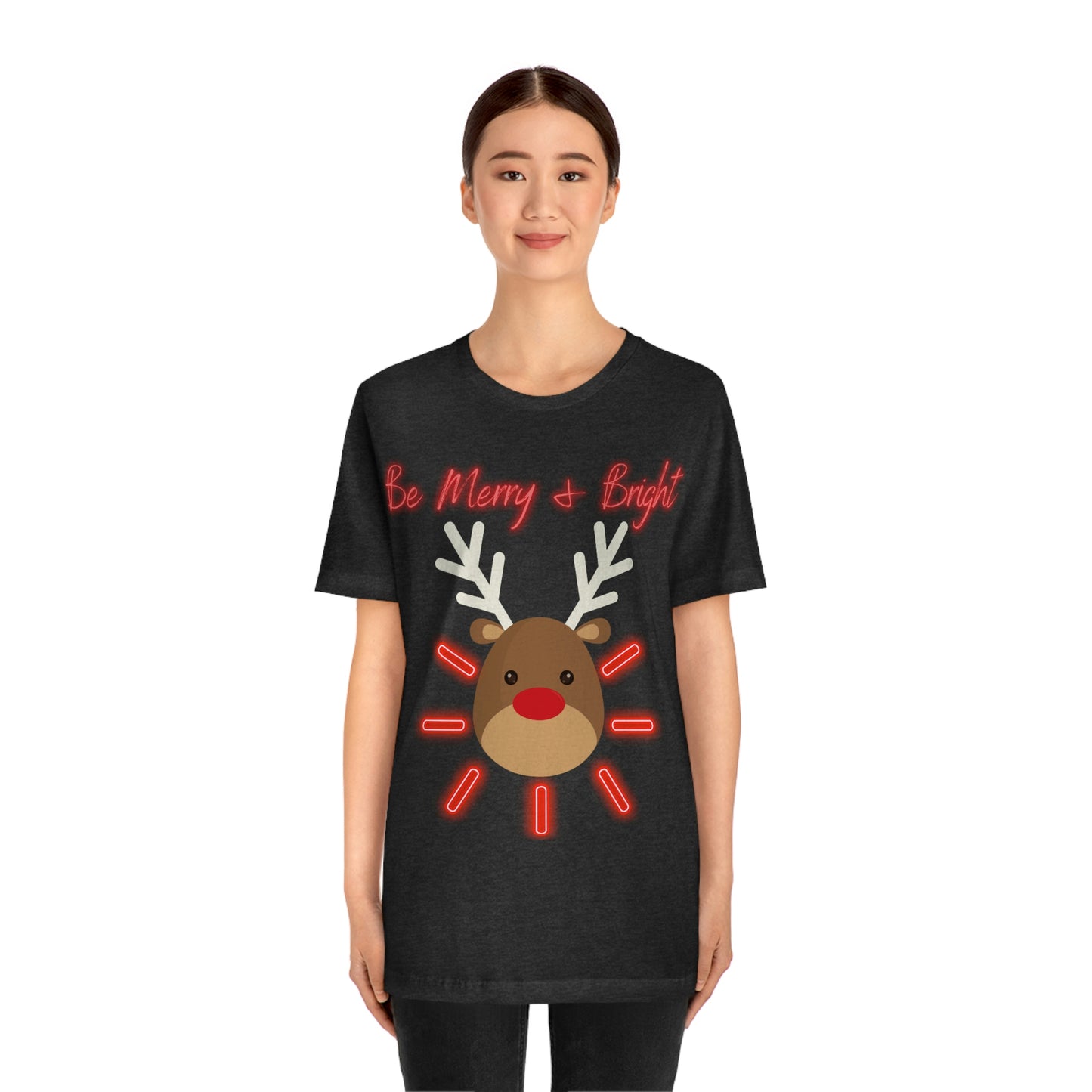 Be Merry & Bright - Christmas - Unisex Jersey Short Sleeve Tee