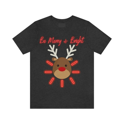 Be Merry & Bright - Christmas - Unisex Jersey Short Sleeve Tee