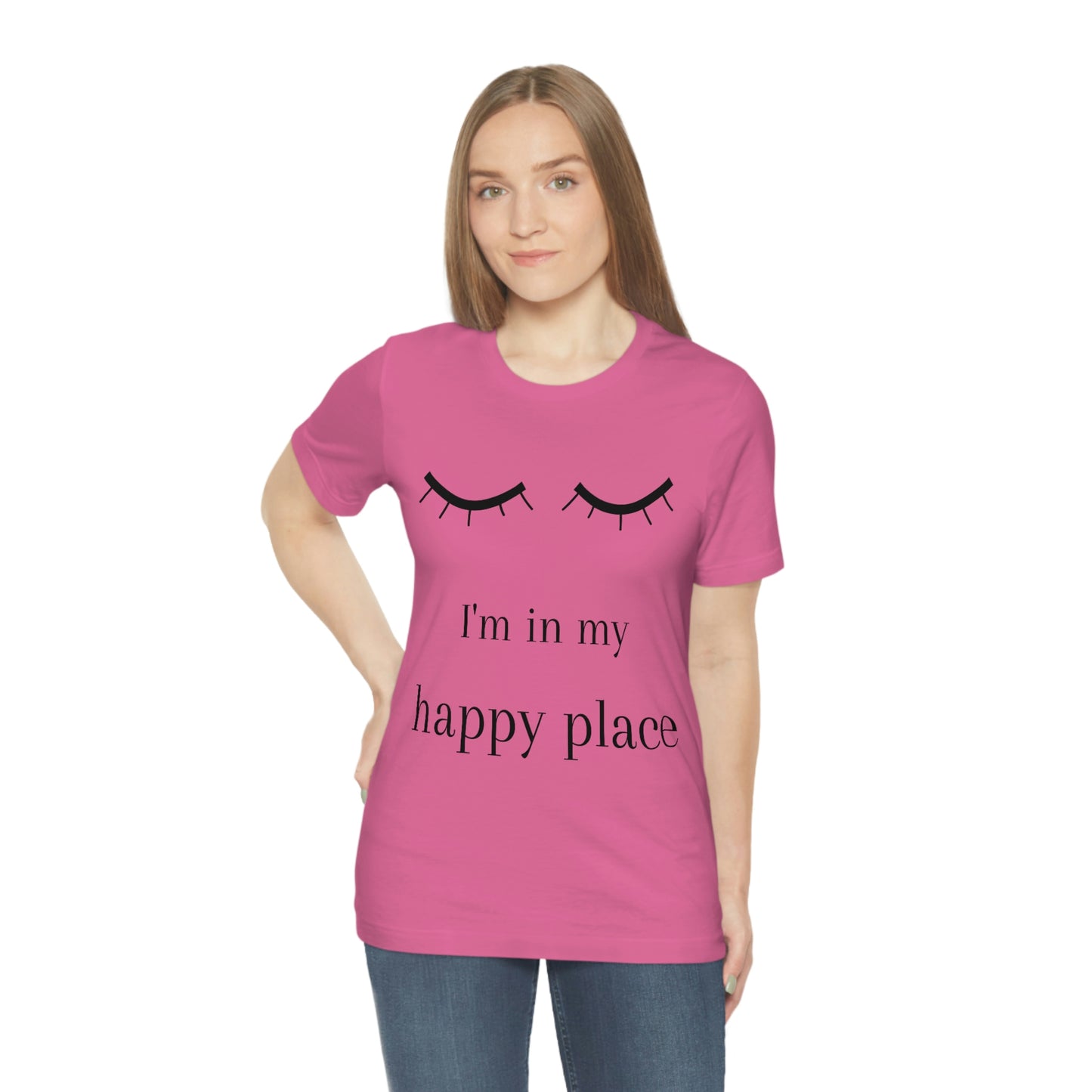 I'm In My Happy Place - Colors - Unisex Jersey Short Sleeve Tee