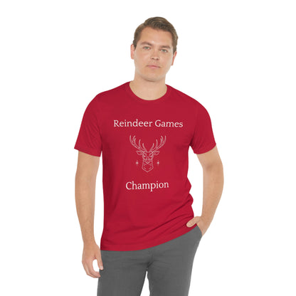 Reindeer Games Champion - Unisex Jersey Short Sleeve Tee