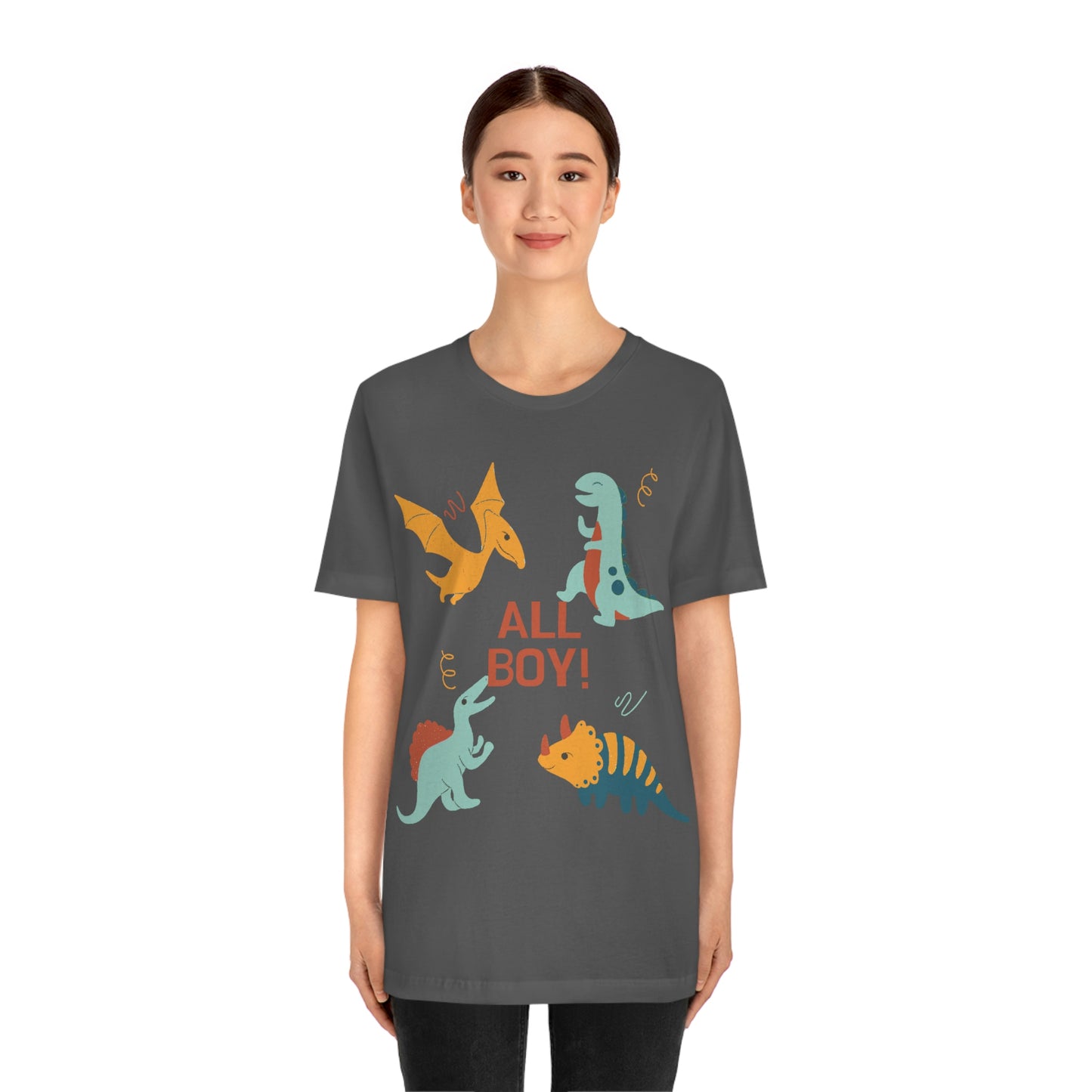 All Boy! - Dinosaur T-shirt - Unisex Jersey Short Sleeve Tee