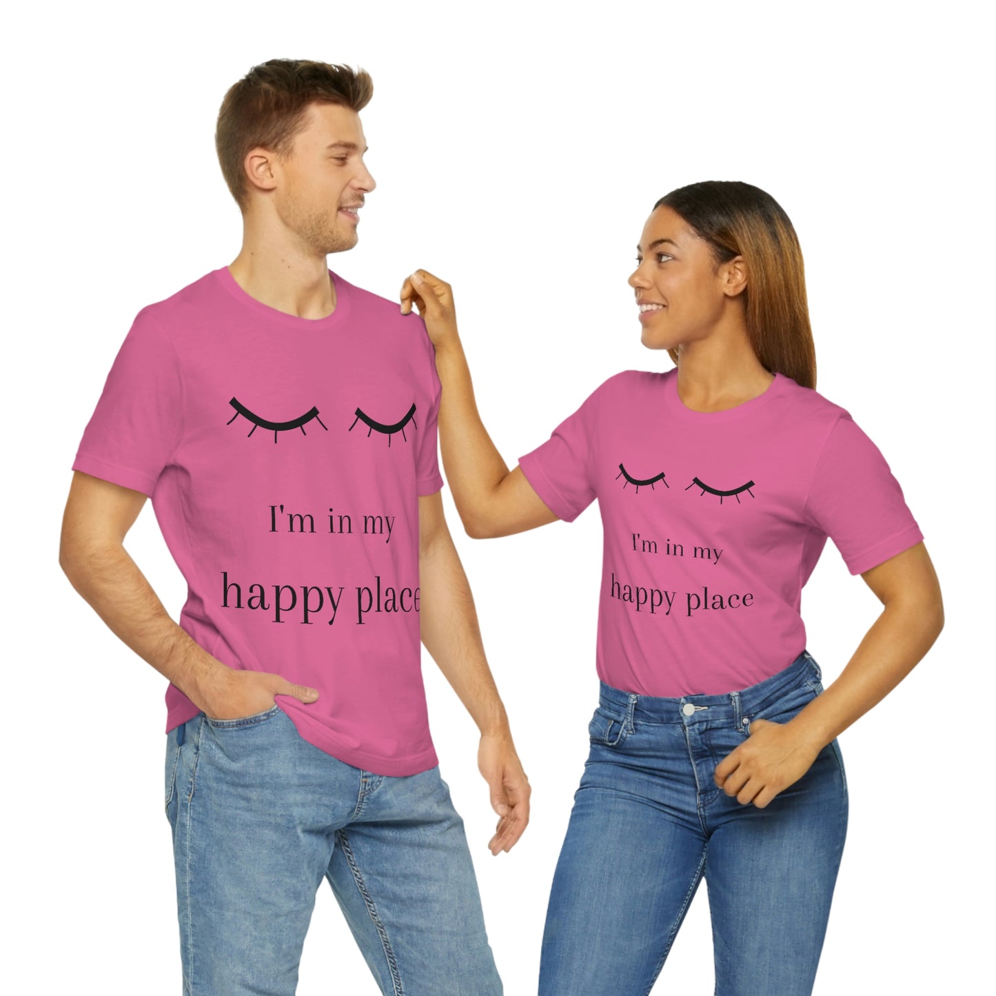 I'm In My Happy Place - Colors - Unisex Jersey Short Sleeve Tee