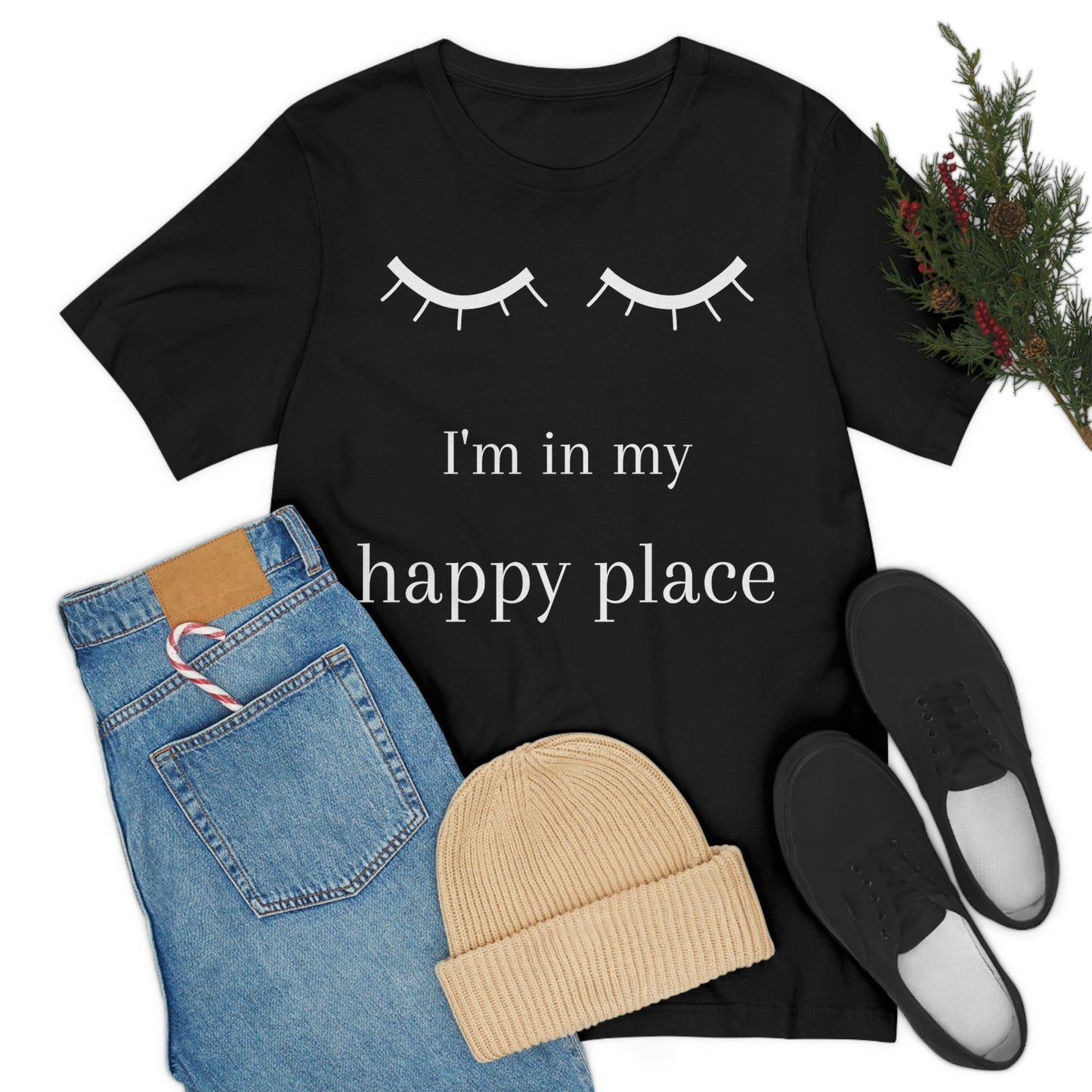 I'm In My Happy Place - Unisex Jersey Short Sleeve Tee