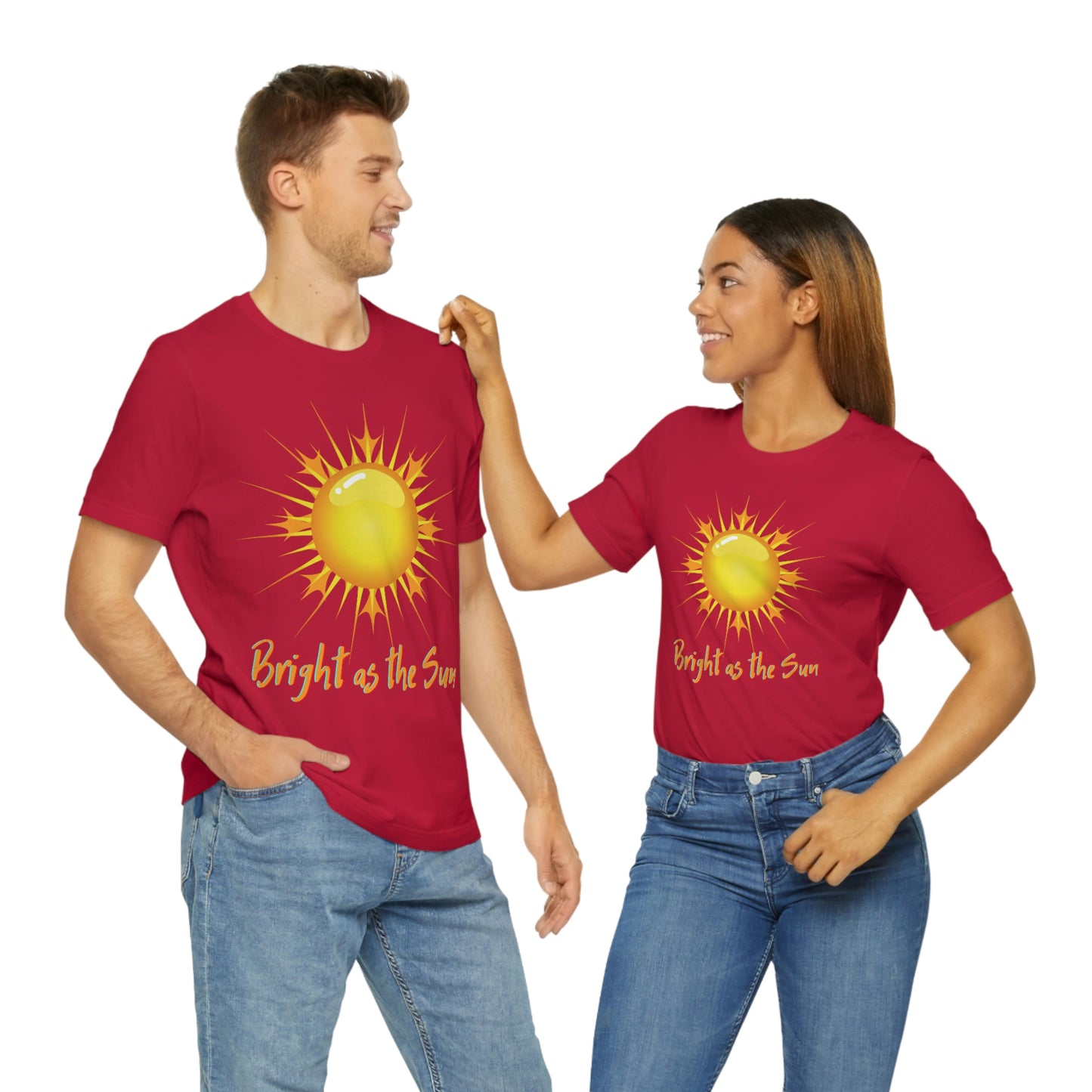 Bright As The Sun - Unisex Jersey Short Sleeve Tee