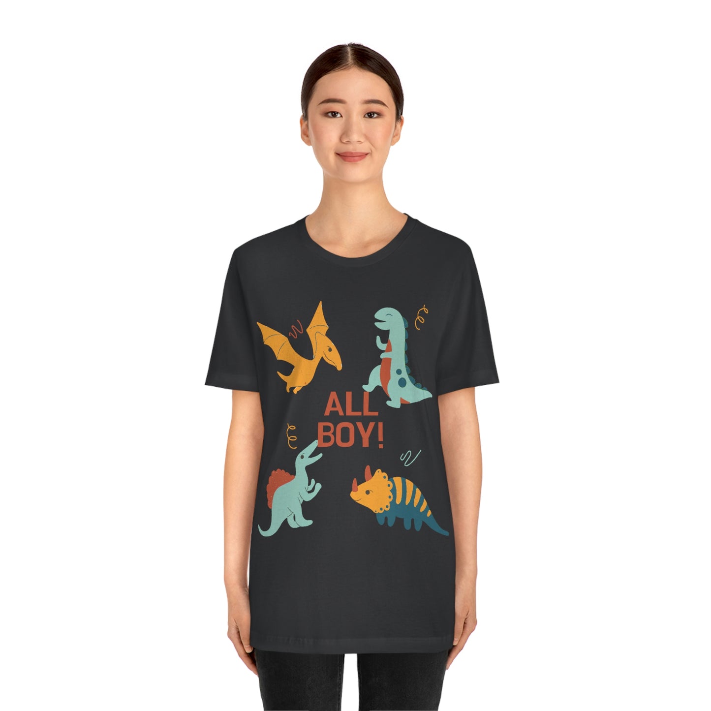 All Boy! - Dinosaur T-shirt - Unisex Jersey Short Sleeve Tee