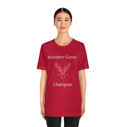 Reindeer Games Champion - Unisex Jersey Short Sleeve Tee