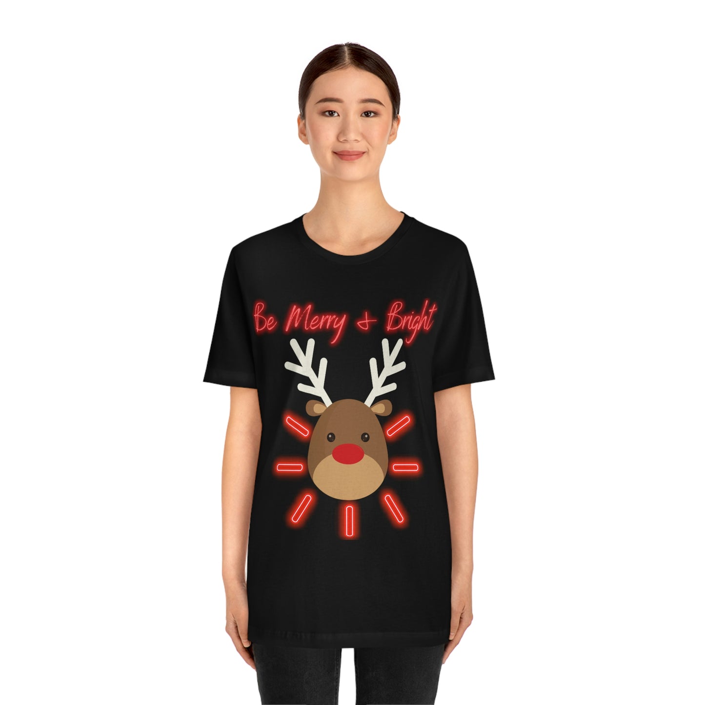 Be Merry & Bright - Christmas - Unisex Jersey Short Sleeve Tee