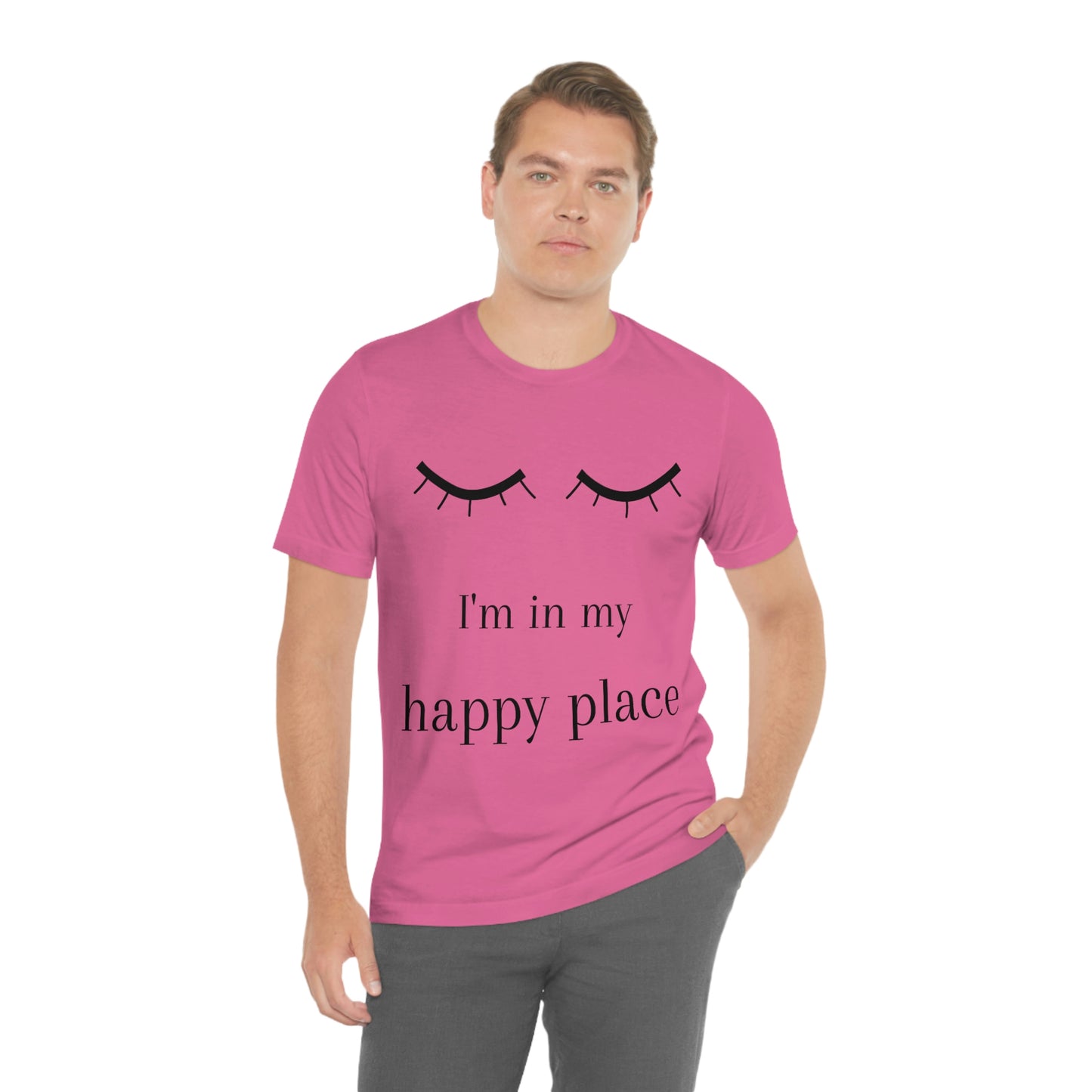 I'm In My Happy Place - Colors - Unisex Jersey Short Sleeve Tee