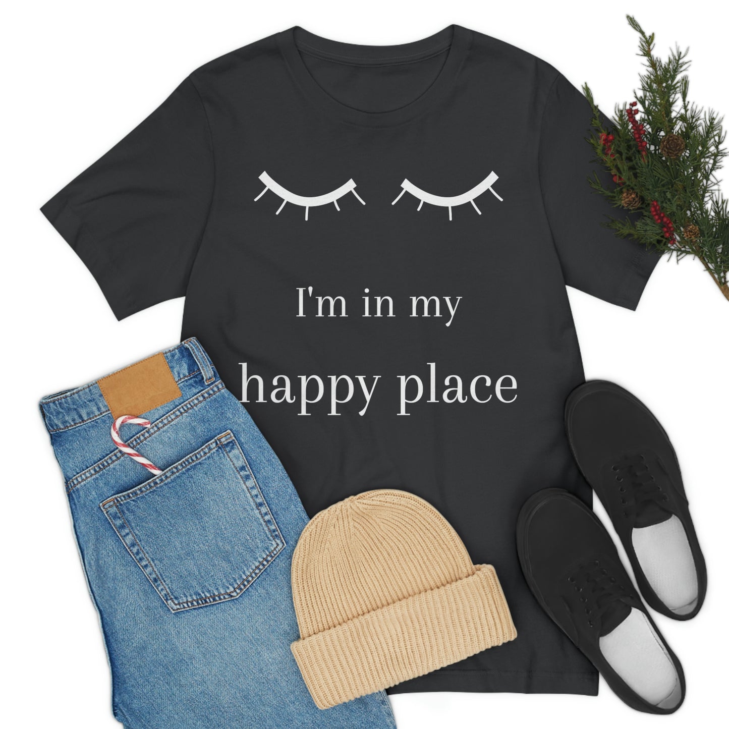 I'm In My Happy Place - Unisex Jersey Short Sleeve Tee