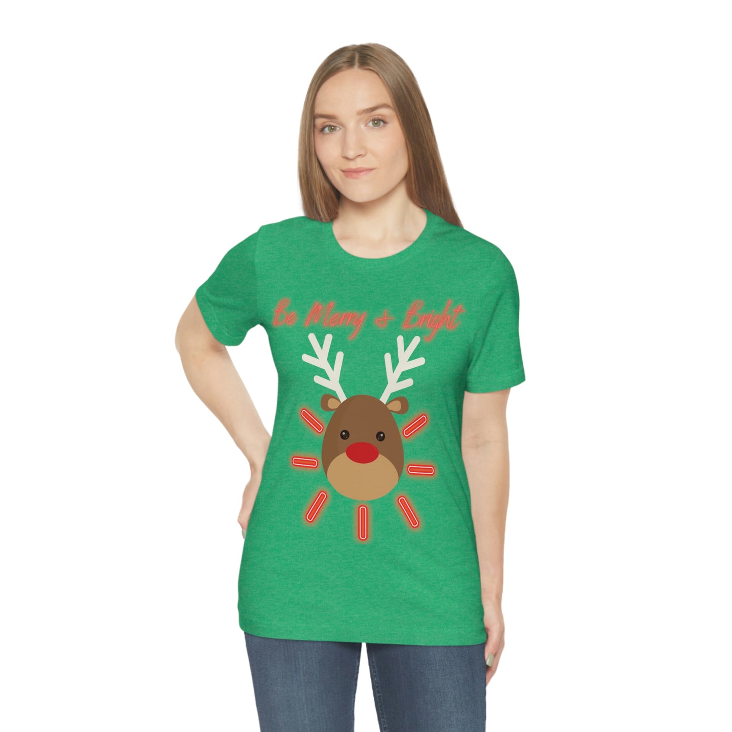 Be Merry & Bright - Christmas - Unisex Jersey Short Sleeve Tee