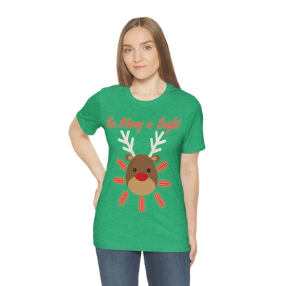 Be Merry & Bright - Christmas - Unisex Jersey Short Sleeve Tee