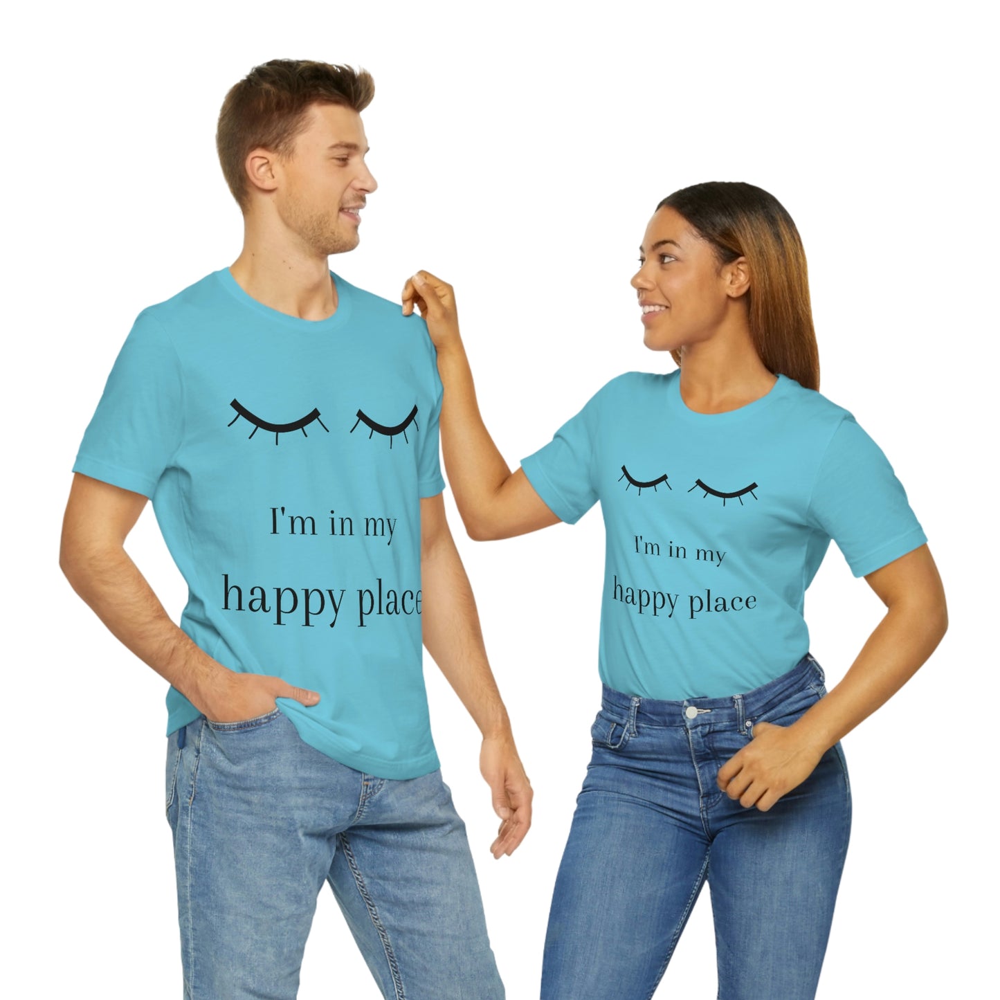 I'm In My Happy Place - Colors - Unisex Jersey Short Sleeve Tee