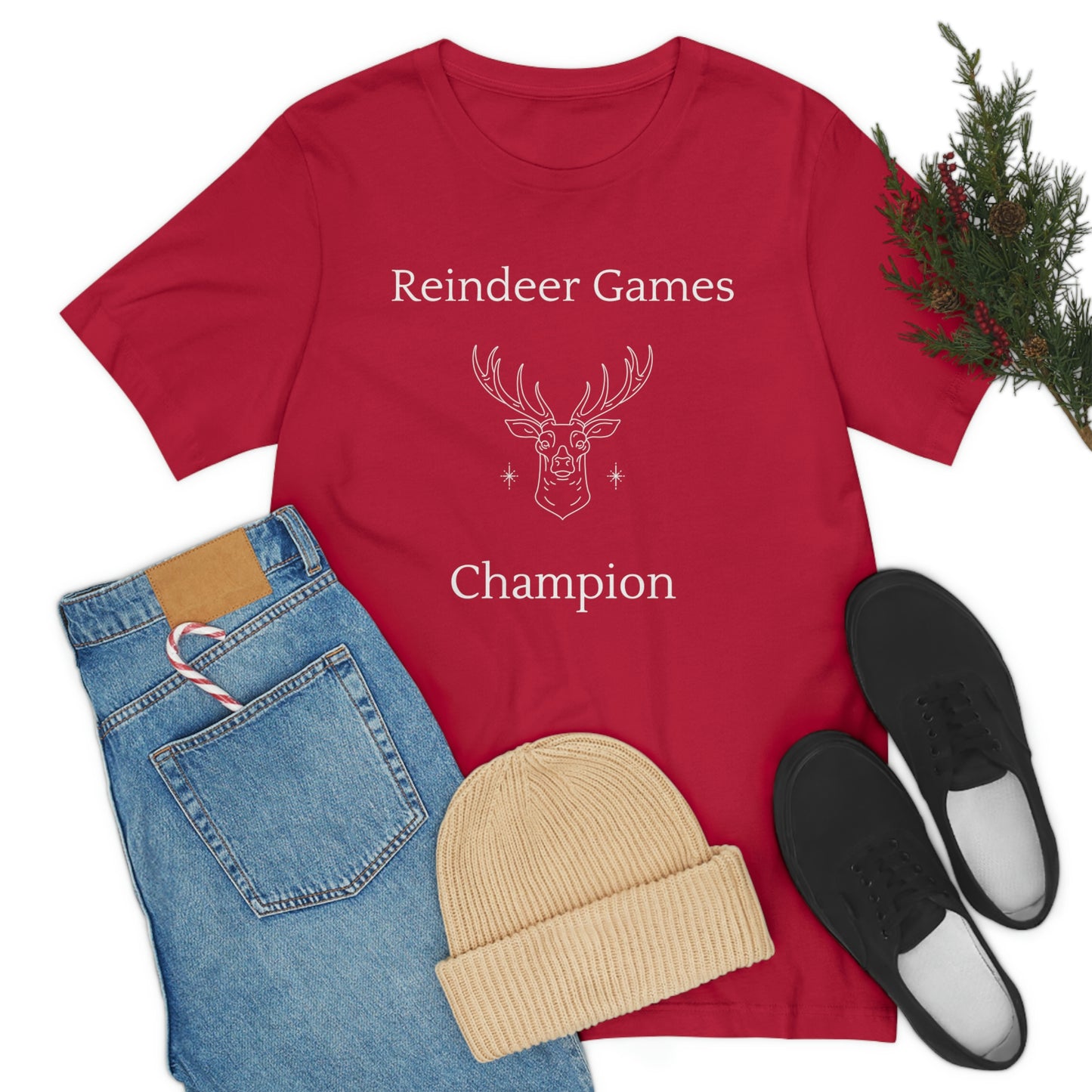 Reindeer Games Champion - Unisex Jersey Short Sleeve Tee