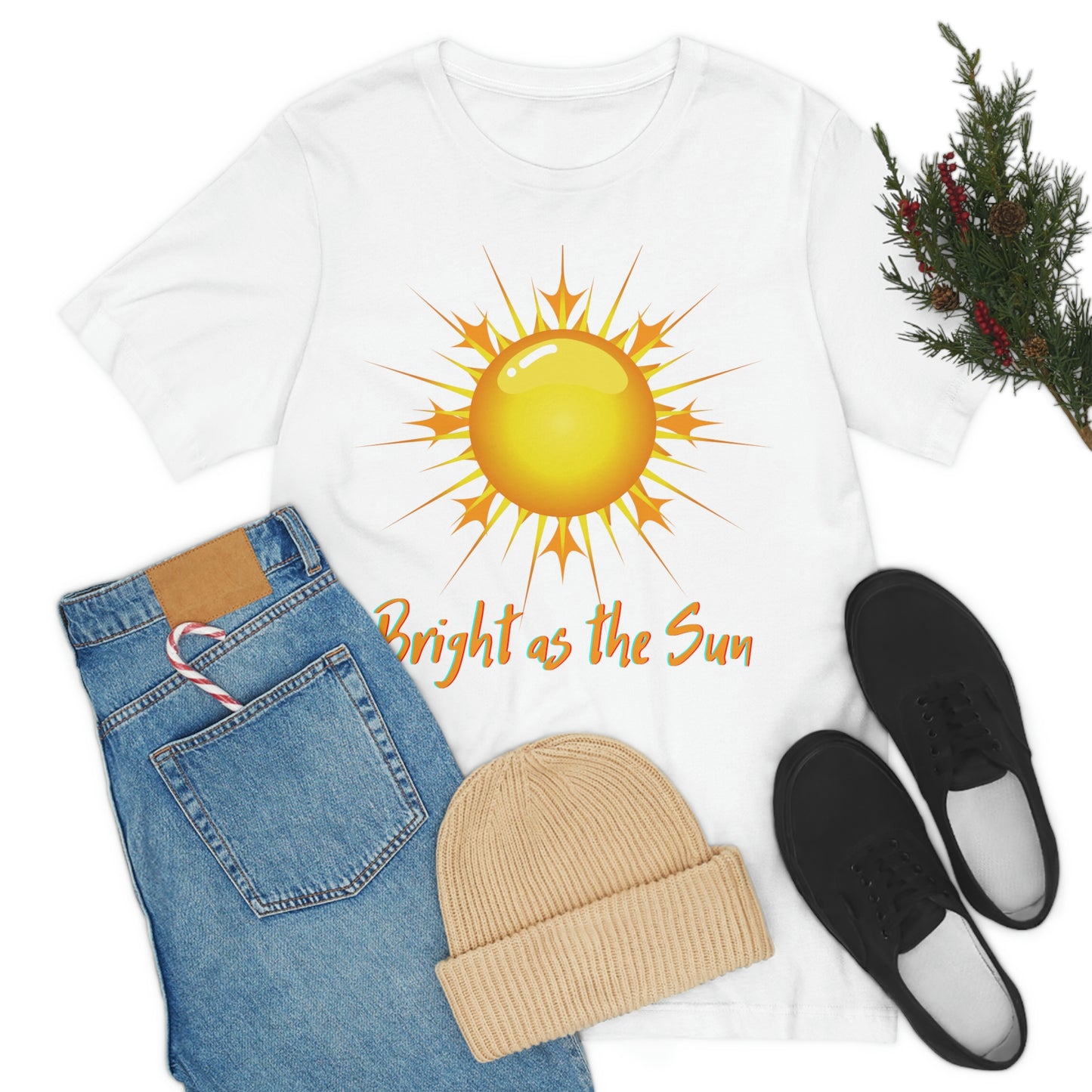 Bright As The Sun - Unisex Jersey Short Sleeve Tee